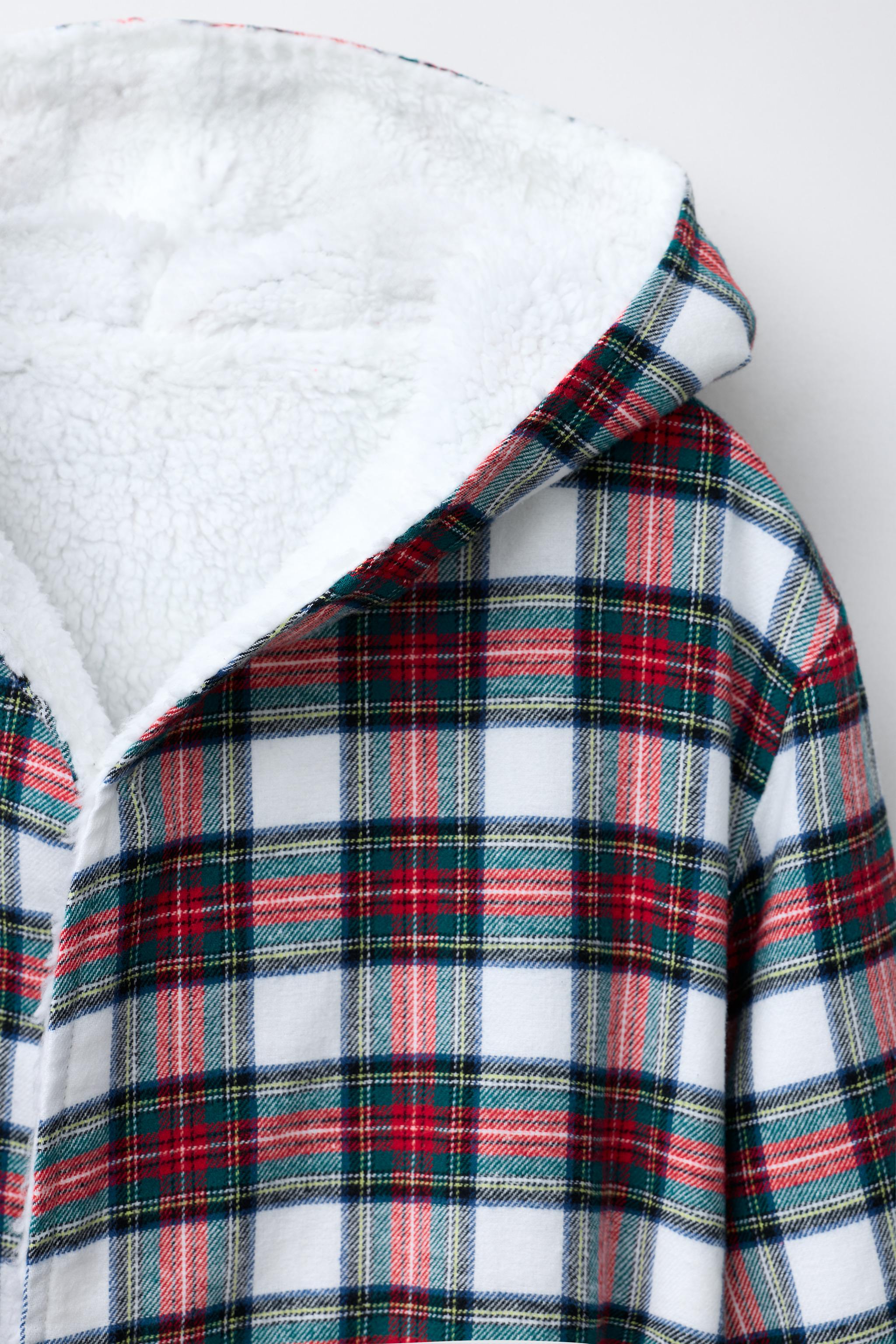PLAID FLANNEL ROBE
